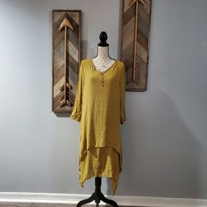Large Mustard Colored Tunic
